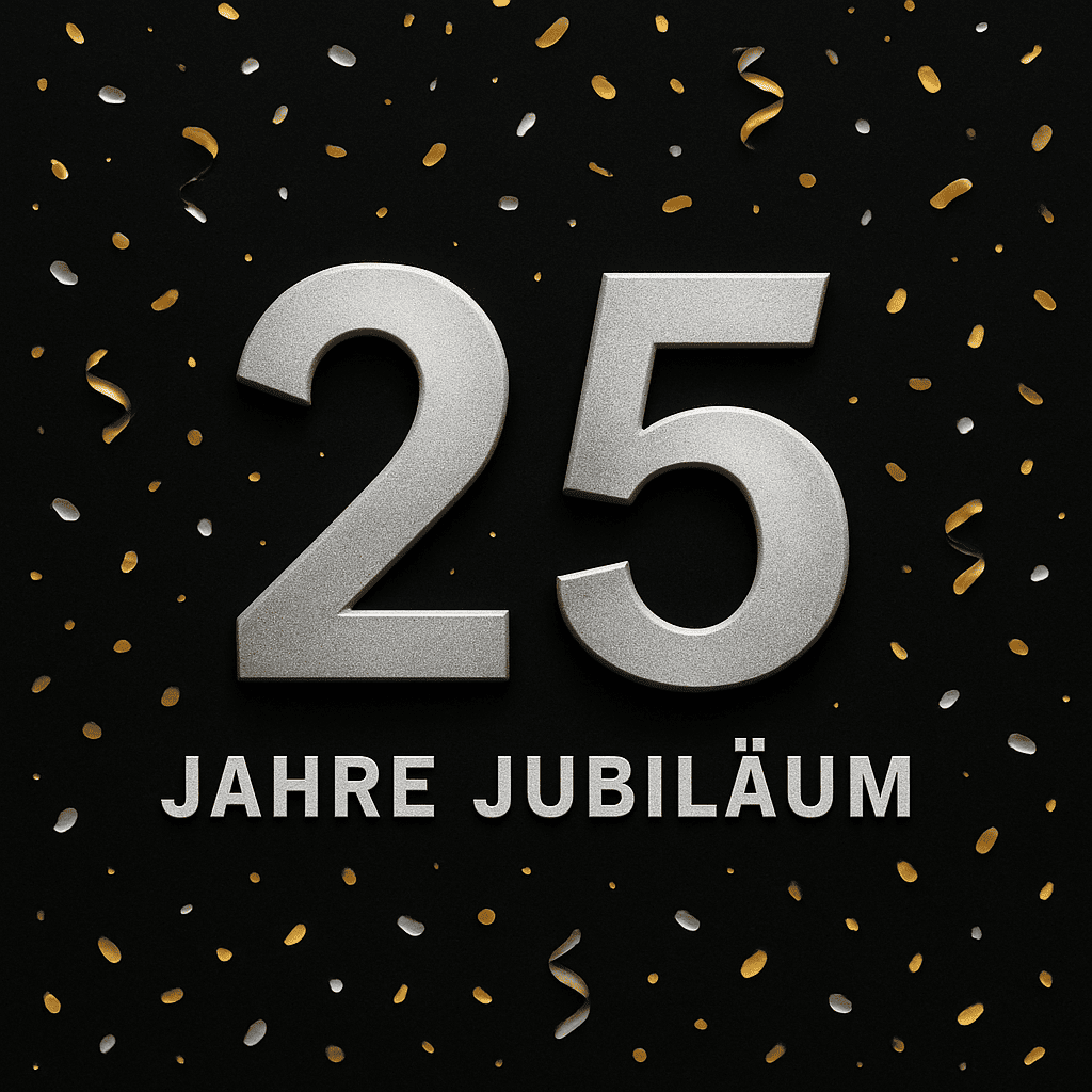 Illustration für ein 25 jähriges Jubiläum